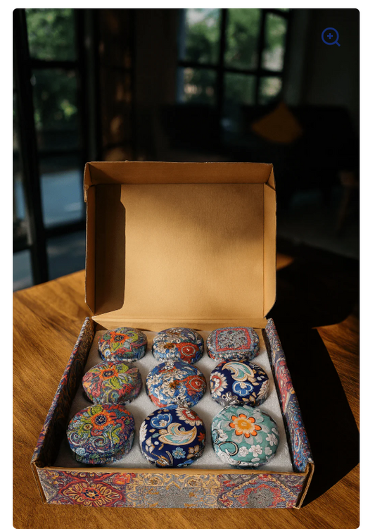 Decorative Scented Tin Candle Gift Set